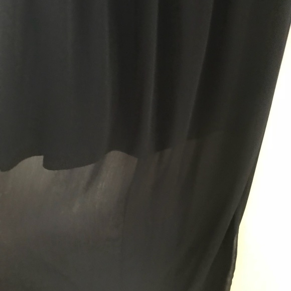 BCBGeneration chiffon gown with lace detail - Picture 8 of 8